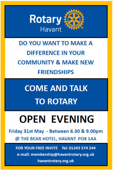 Havant Rotary Membership evening